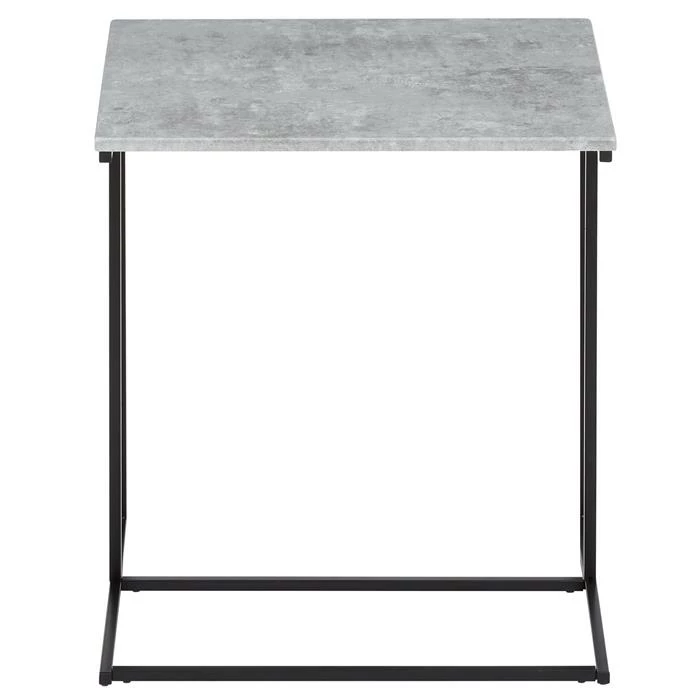 IDIMEX Beistelltisch VITORIO Rechteckig In Betonoptik/schwarz 2 IDIMEX Beistelltisch VITORIO Rechteckig In Betonoptik/schwarz – Bild 2