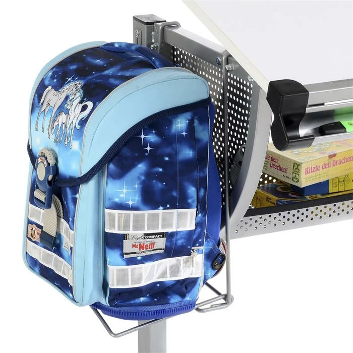 IDIMEX Kinderschreibtisch MADS, Höhenverstellbar In Weiß 4 IDIMEX Kinderschreibtisch MADS, Höhenverstellbar In Weiß – Bild 4