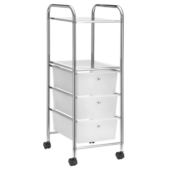 IDIMEX Rollcontainer GINA, 3 Schubladen & 2 Böden 2 IDIMEX Rollcontainer GINA, 3 Schubladen & 2 Böden – Bild 2