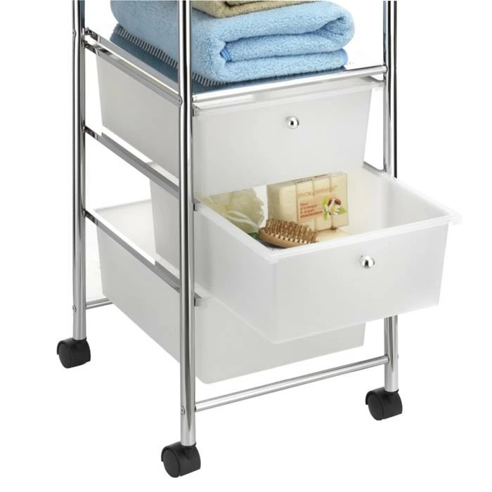 IDIMEX Rollcontainer GINA, 3 Schubladen & 2 Böden 3 IDIMEX Rollcontainer GINA, 3 Schubladen & 2 Böden – Bild 3