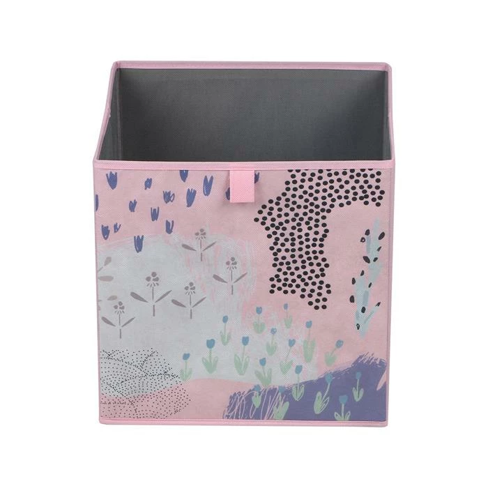 IDIMEX Stoffbox FLOWER PINK-2 Im 2er Set In Rosa 3 IDIMEX Stoffbox FLOWER PINK-2 Im 2er Set In Rosa – Bild 3