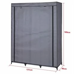 IDIMEX Stoffkleiderschrank STEVEN, 1 Kleiderstange, 9 Regale 8 IDIMEX Stoffkleiderschrank STEVEN, 1 Kleiderstange, 9 Regale -Günstiges Schränke Geschäft 16130 2