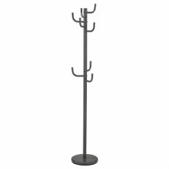 IDIMEX Kleiderständer MILA Mit 8 Kleiderhaken In Grau