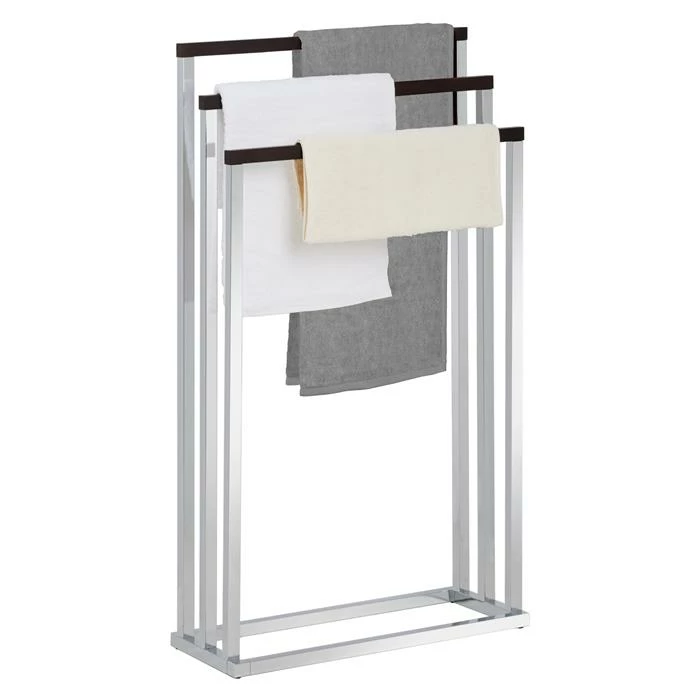 IDIMEX Handtuchhalter EDOARDO Mit 3 Handtuchstangen In Nussbaum 1 IDIMEX Handtuchhalter EDOARDO Mit 3 Handtuchstangen In Nussbaum