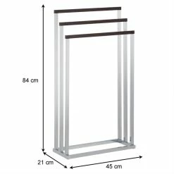 IDIMEX Handtuchhalter EDOARDO Mit 3 Handtuchstangen In Nussbaum 11 IDIMEX Handtuchhalter EDOARDO Mit 3 Handtuchstangen In Nussbaum -Günstiges Schränke Geschäft 18350 3