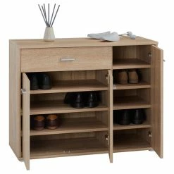 CARO-Möbel Schuhschrank DEUSTO In Sonoma Eiche -Günstiges Schränke Geschäft 51012 2
