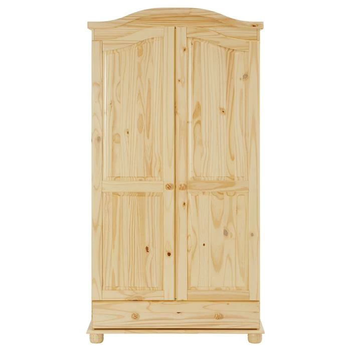 IDIMEX Kleiderschrank BERGEN Mit 2 Türen, Kiefer Natur 2 IDIMEX Kleiderschrank BERGEN Mit 2 Türen, Kiefer Natur – Bild 2