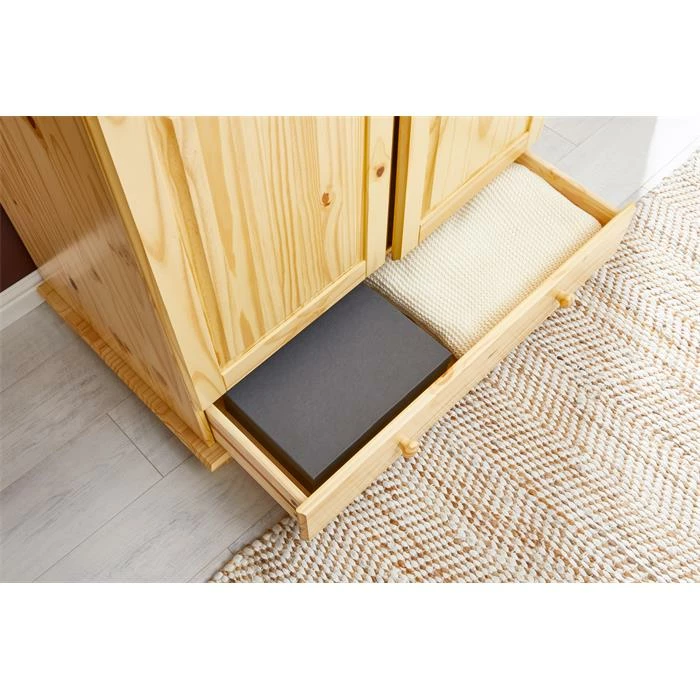 IDIMEX Kleiderschrank BERGEN Mit 2 Türen, Kiefer Natur 6 IDIMEX Kleiderschrank BERGEN Mit 2 Türen, Kiefer Natur – Bild 6