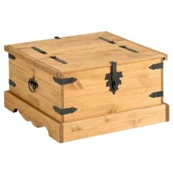 Günstiges Schränke Geschäft 24 IDIMEX Mexico Truhentisch TEQUILA, Kiefer Massiv