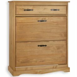 IDIMEX Schuhkipper SANTIAGO, Kiefer Massiv Gebeizt