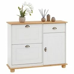 IDIMEX Schuhschrank COLMAR, Kiefer In Weiß/braun