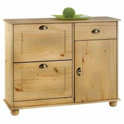 IDIMEX Schuhschrank COLMAR, Kiefer Gebeizt