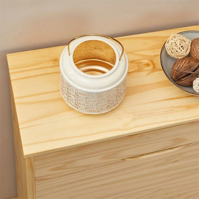 IDIMEX Schuhkipper BASIL Mit 2 Kipper Und In Natur, Kiefer Massiv 5 IDIMEX Schuhkipper BASIL Mit 2 Kipper Und In Natur, Kiefer Massiv – Bild 5