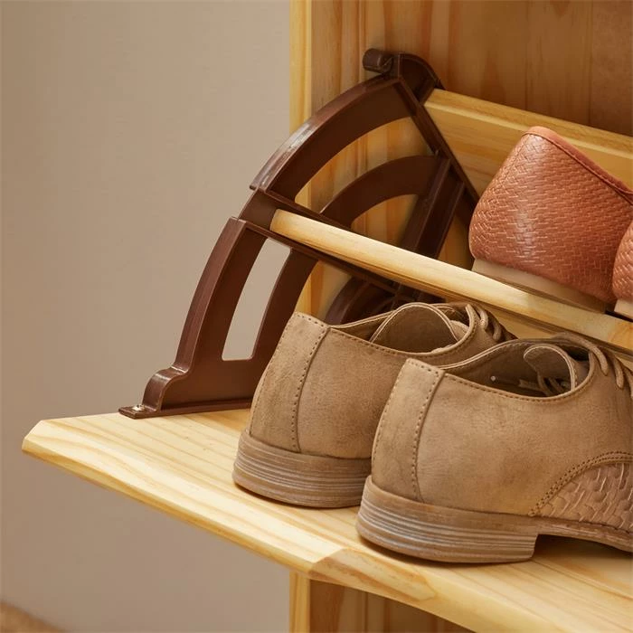 IDIMEX Schuhkipper BASIL Mit 2 Kipper Und In Natur, Kiefer Massiv 6 IDIMEX Schuhkipper BASIL Mit 2 Kipper Und In Natur, Kiefer Massiv – Bild 6