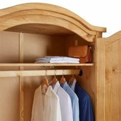 CARO-Möbel Kleiderschrank SALSA, Kiefer Massiv -Günstiges Schränke Geschäft 91408 4