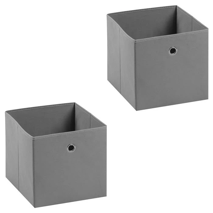 IDIMEX Stoffbox ELA Im 2er Set In Grau 1 IDIMEX Stoffbox ELA Im 2er Set In Grau