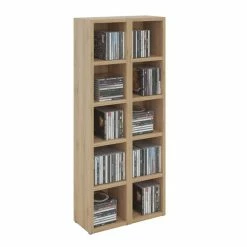 CARO-Möbel CD / DVD Regal CHART Mit 10 Fächern In San Remo 5 CARO-Möbel CD / DVD Regal CHART Mit 10 Fächern In San Remo -Günstiges Schränke Geschäft 94424 2