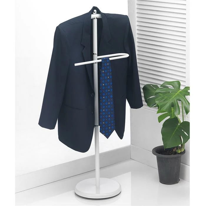 CARO-Möbel Herrendiener Jörg In Weiß 2 CARO-Möbel Herrendiener Jörg In Weiß – Bild 2