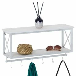 CARO-Möbel Wandgarderobe ARMANDO Weiß/weiß