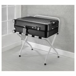 CARO-Möbel Kofferständer SUITE In Weiß Klappbar Mit Wandschutz -Günstiges Schränke Geschäft 94844 4