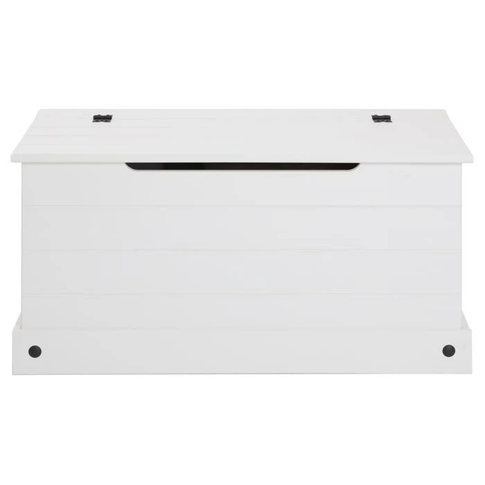 CARO-Möbel Mexico Truhe Kiefer Massiv In Weiß 3 CARO-Möbel Mexico Truhe Kiefer Massiv In Weiß – Bild 3