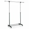 CARO-Möbel Rollgarderobe SALA In Schwarz, Verstellbar