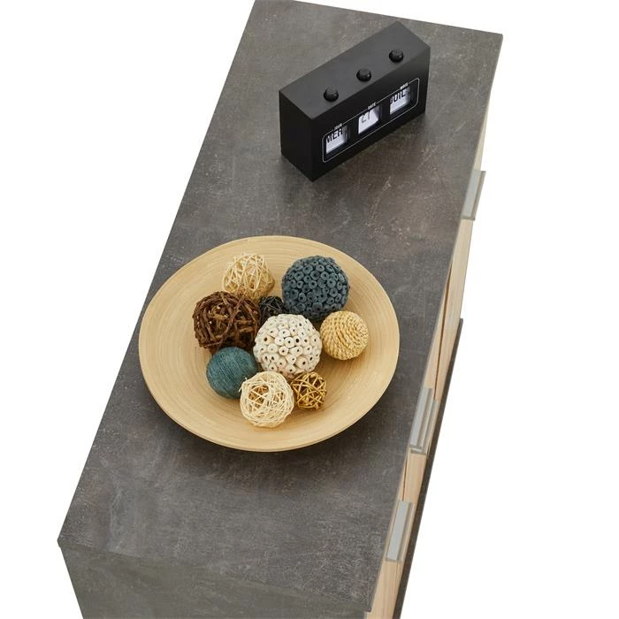 CARO-Möbel Schuhschrank DEUSTO In Beton Dunkel/Wotan Eiche 5 CARO-Möbel Schuhschrank DEUSTO In Beton Dunkel/Wotan Eiche – Bild 5